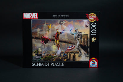 1000pc Jigsaw - Thomas Kinkade: Marvel Avengers Iron Man - New Boxed