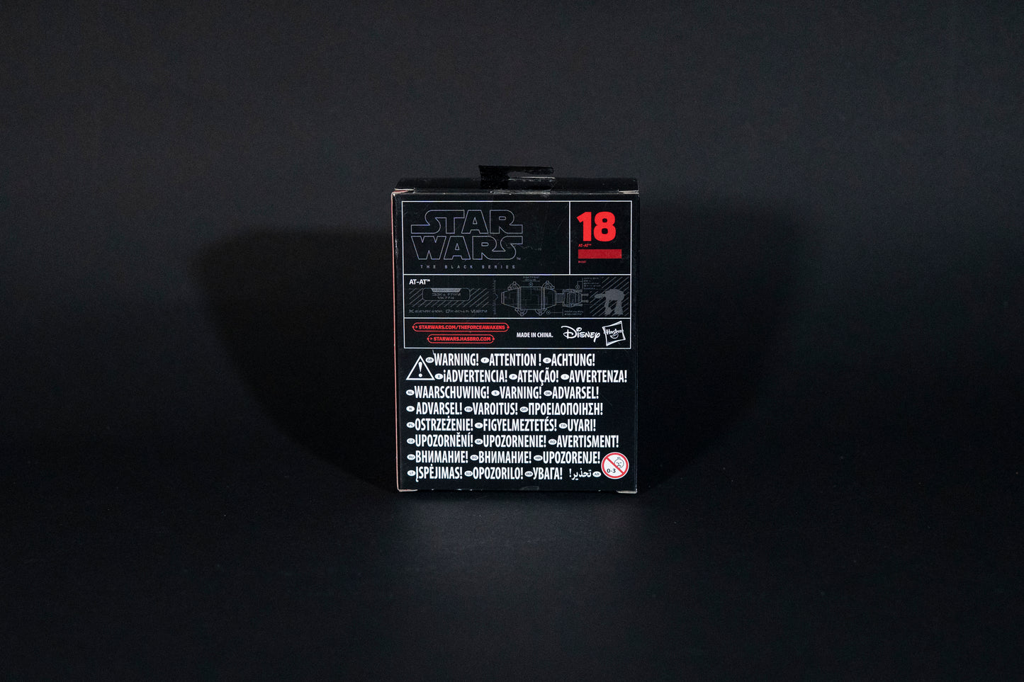 AT-AT, 18 B4587, Star Wars, Black Series / Titanium Series Vehicle, Hasbro, Open Box