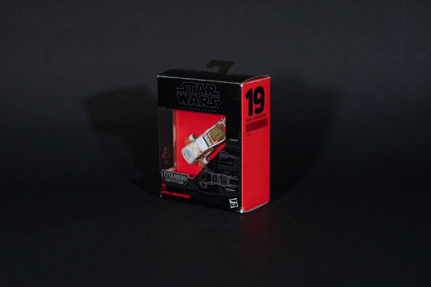 Jakku Landspeeder, 19 B4588, Star Wars, Black Series / Titanium Series Vehicle, Hasbro, Open Box