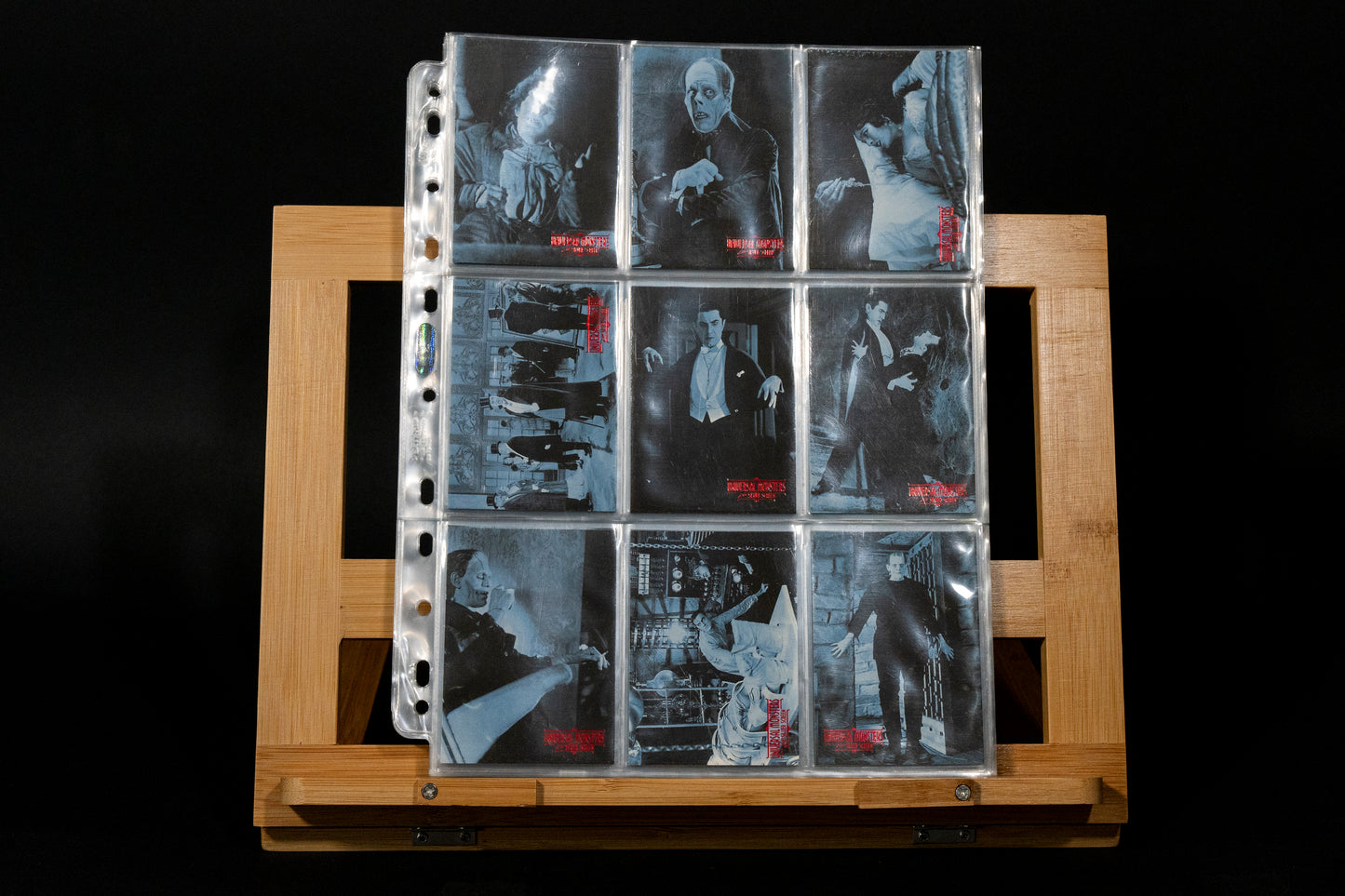 Universal Monsters Of The Silver Screen Trading Cards, Kitchen Sink Press, 1996, Complete Set (90 cards in binder pages), English