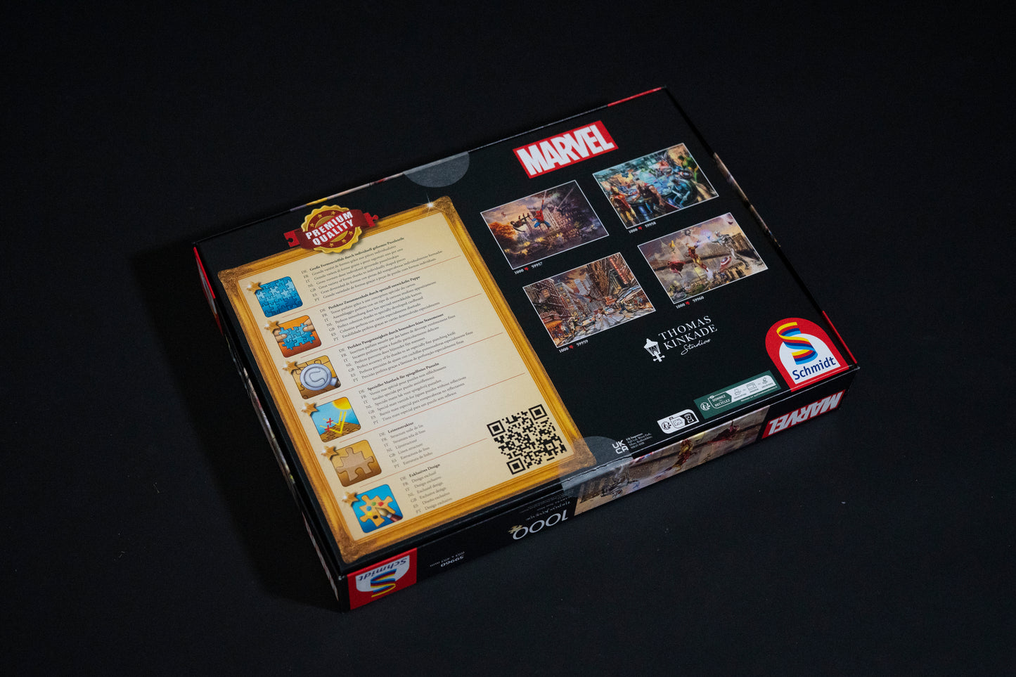 1000pc Jigsaw - Thomas Kinkade: Marvel Avengers Iron Man - New Boxed