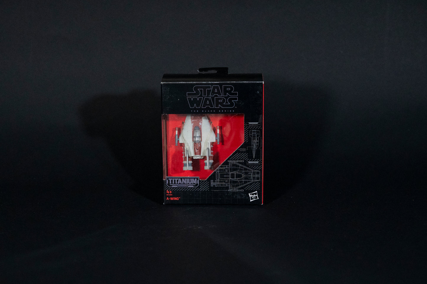 A-Wing, 20 B4589, Star Wars, Black Series / Titanium Series Vehicle, Hasbro, Open Box