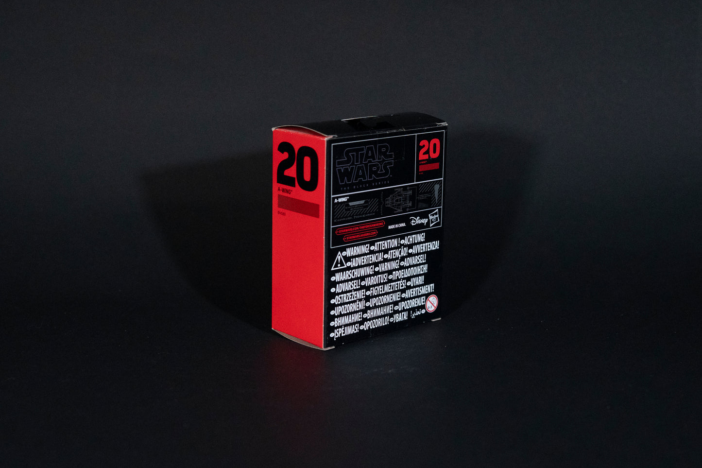 A-Wing, 20 B4589, Star Wars, Black Series / Titanium Series Vehicle, Hasbro, Open Box