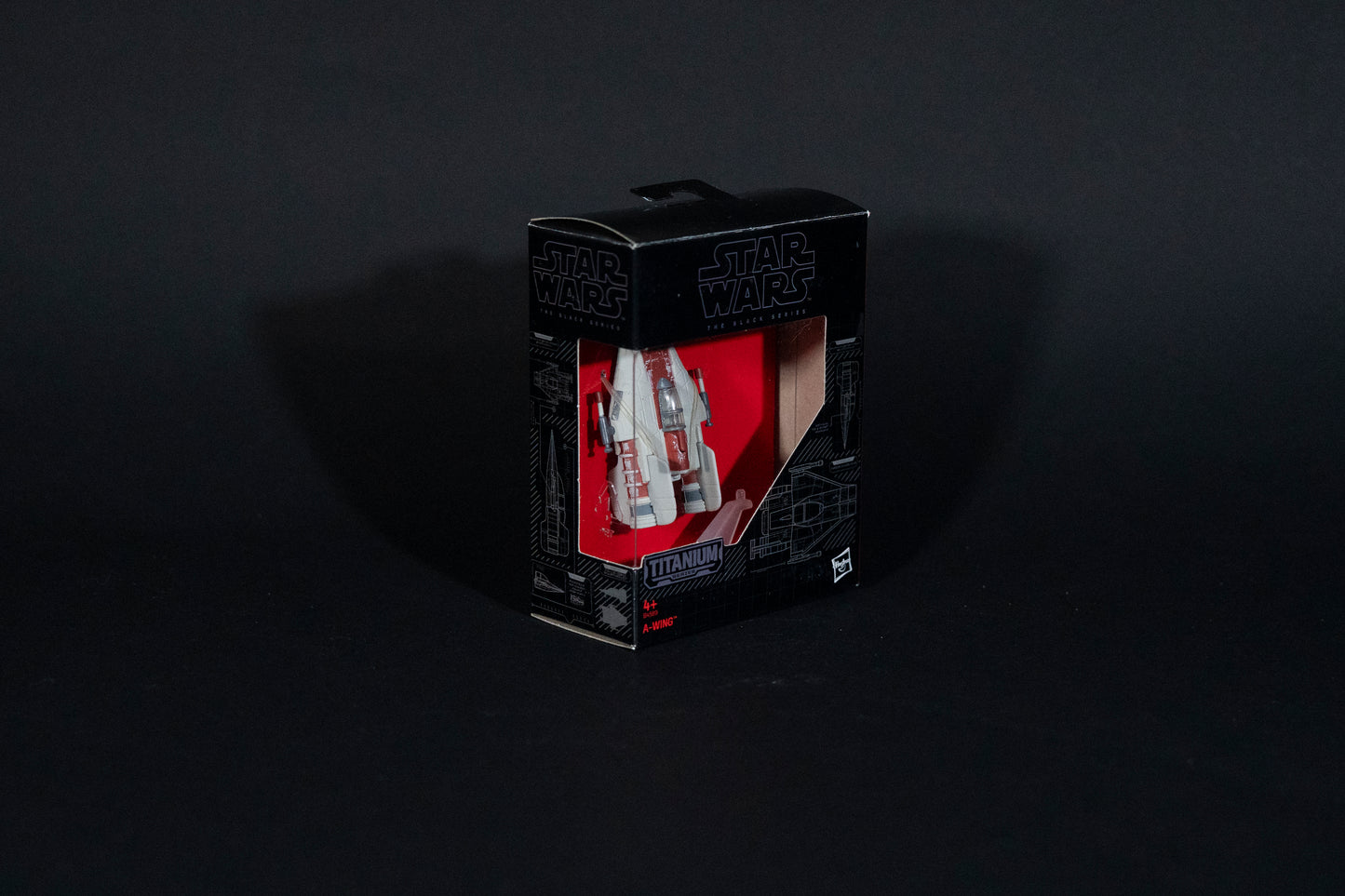 A-Wing, 20 B4589, Star Wars, Black Series / Titanium Series Vehicle, Hasbro, Open Box