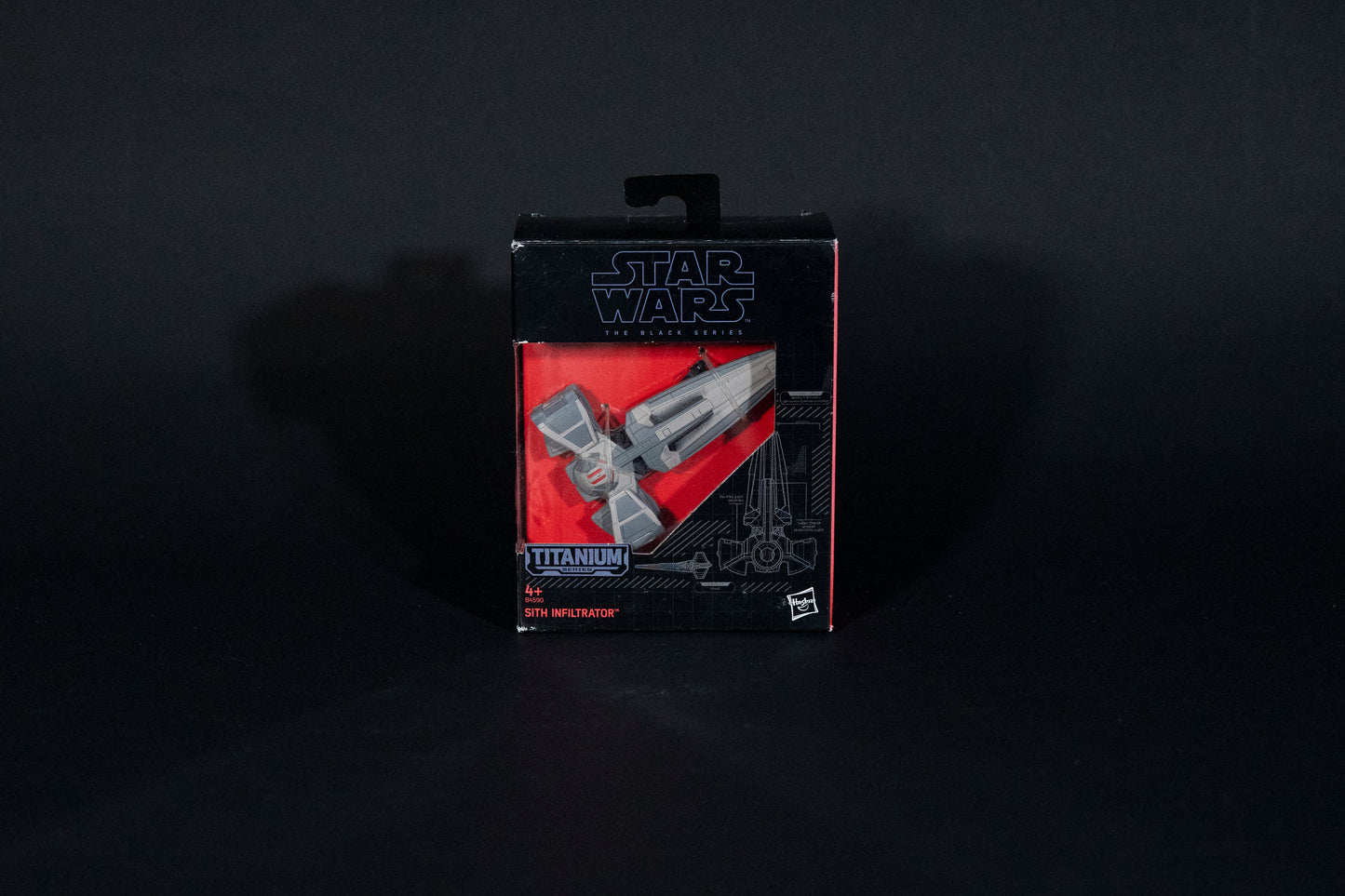 Sith Infiltrator, 21 B4590, Star Wars, Black Series / Titanium Series Vehicle, Hasbro, Open Box