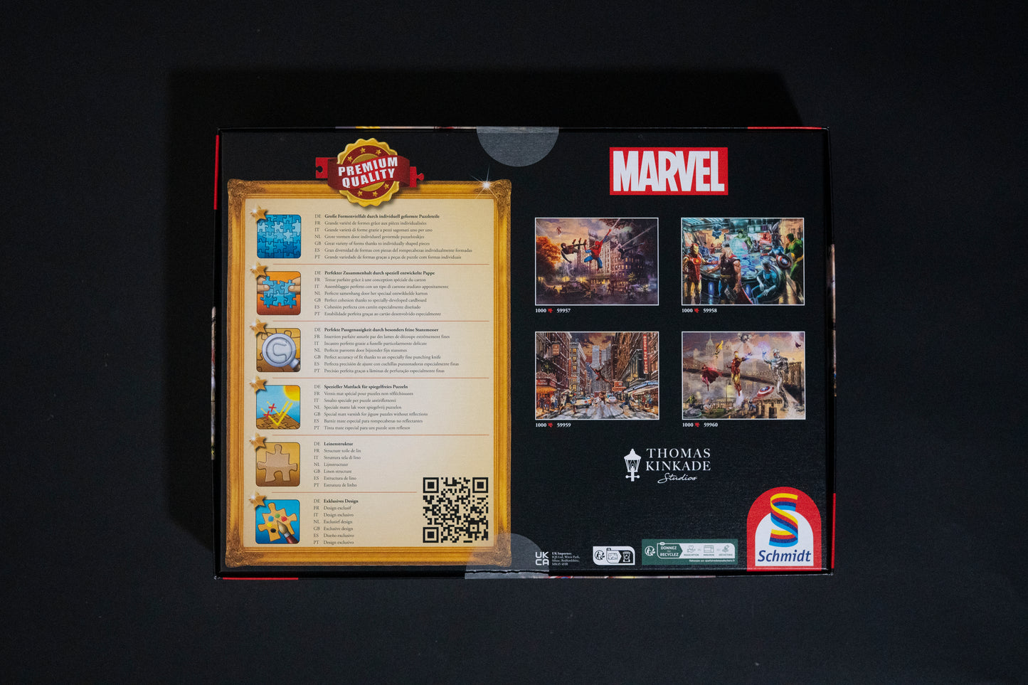 1000pc Jigsaw - Thomas Kinkade: Marvel Avengers Iron Man - New Boxed