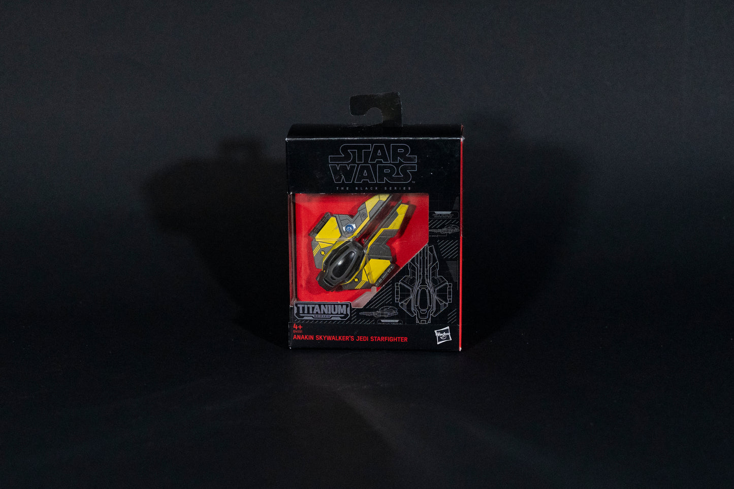 Anakin Skywalker's Jedi Starfighter, 22 B4591, Star Wars, Black Series / Titanium Series Vehicle, Hasbro, Open Box
