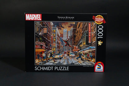 1000pc Jigsaw - Thomas Kinkade: Marvel Deadpool Snow Day - New Boxed