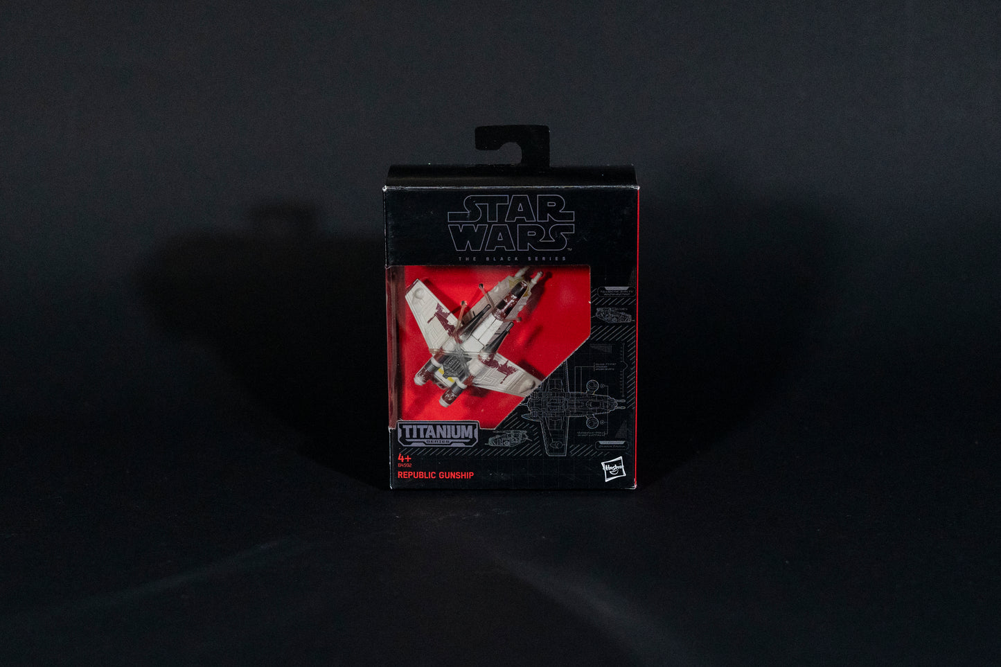 Republic Gunship, 23 B4592, Star Wars, Black Series / Titanium Series Vehicle, Hasbro, Open Box