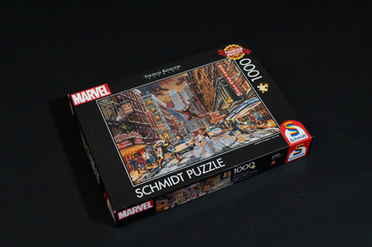 1000pc Jigsaw - Thomas Kinkade: Marvel Deadpool Snow Day - New Boxed