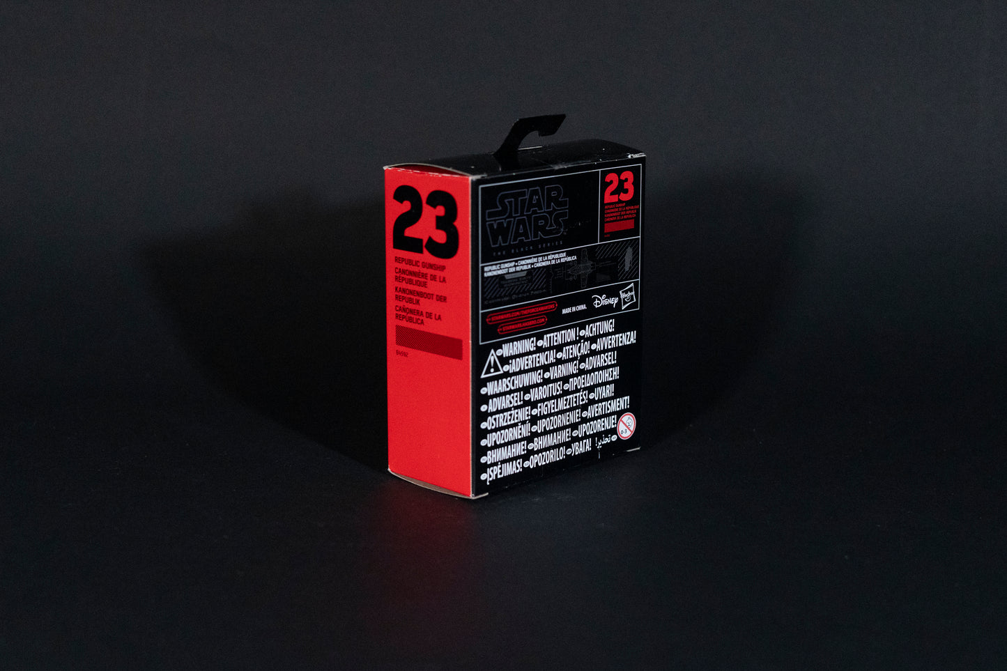 Republic Gunship, 23 B4592, Star Wars, Black Series / Titanium Series Vehicle, Hasbro, Open Box