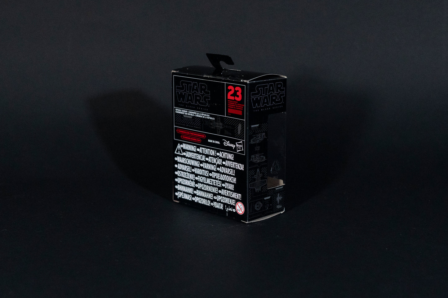 Republic Gunship, 23 B4592, Star Wars, Black Series / Titanium Series Vehicle, Hasbro, Open Box