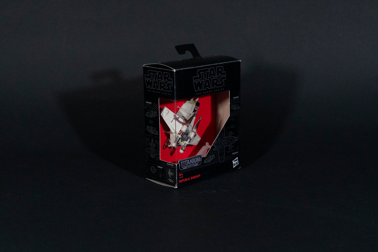 Republic Gunship, 23 B4592, Star Wars, Black Series / Titanium Series Vehicle, Hasbro, Open Box