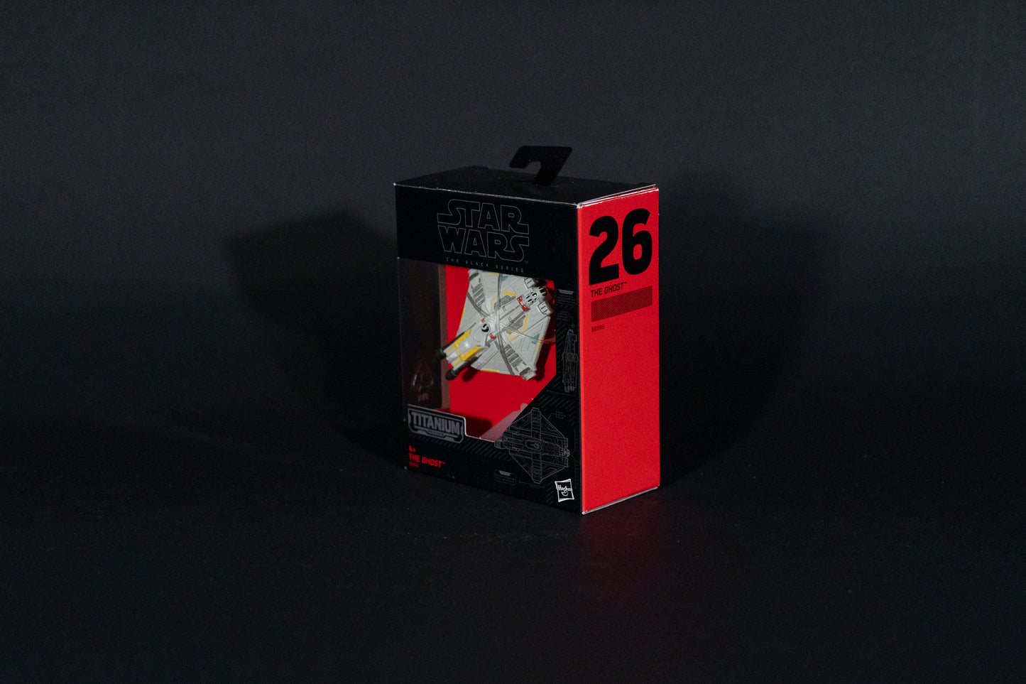 The Ghost, 26 B6596, Star Wars, Black Series / Titanium Series Vehicle, Hasbro, Open Box