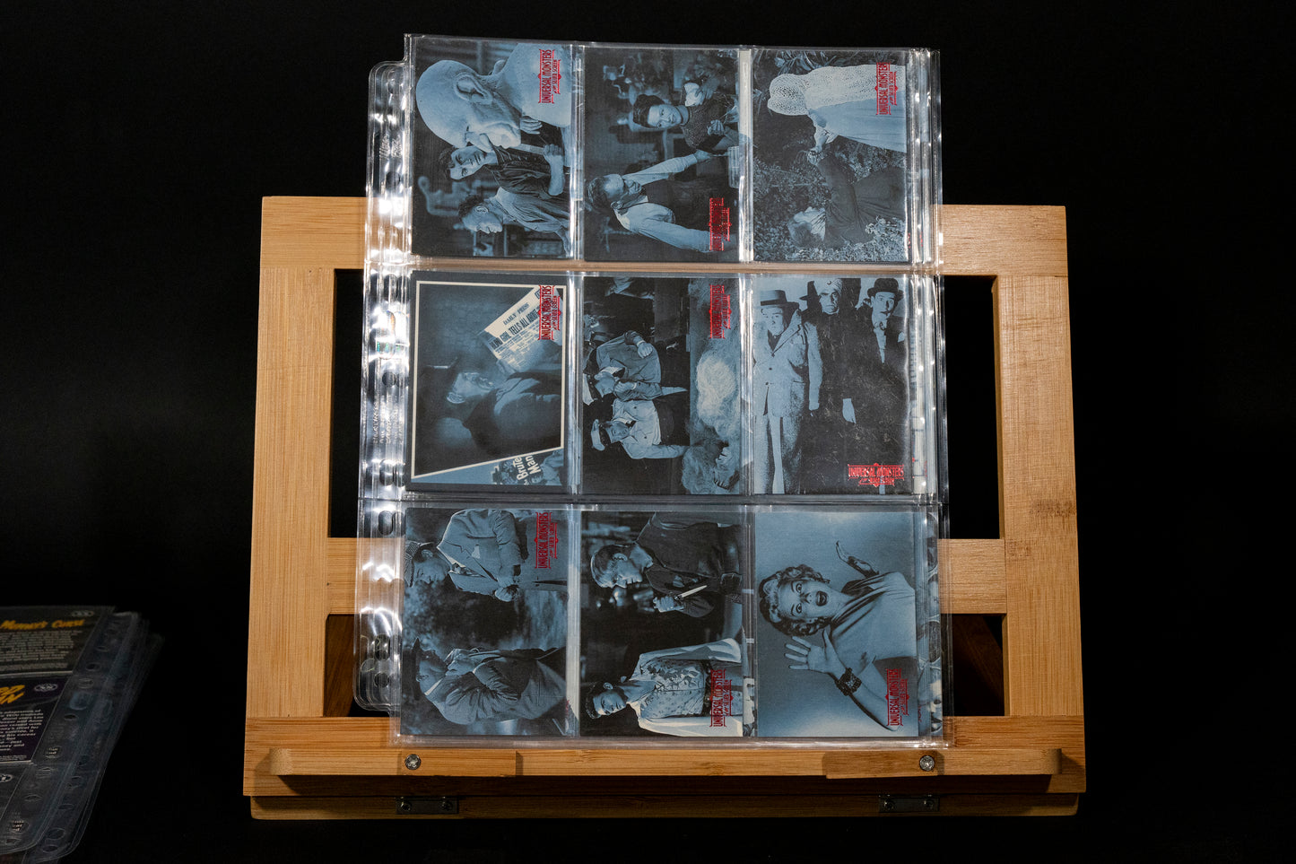 Universal Monsters Of The Silver Screen Trading Cards, Kitchen Sink Press, 1996, Complete Set (90 cards in binder pages), English