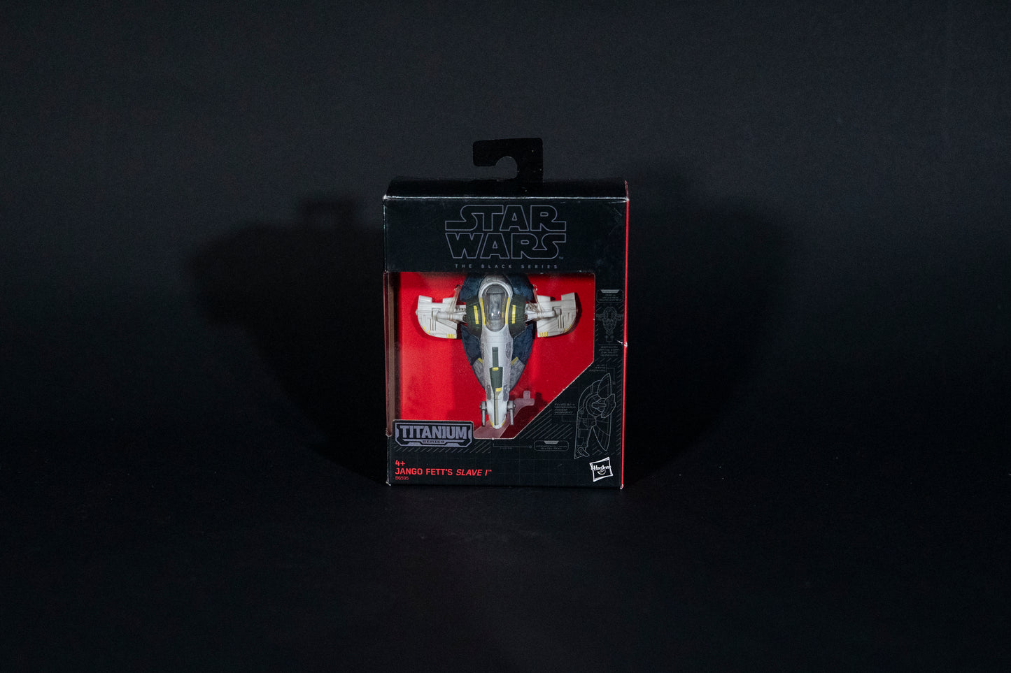 Jango Fett's Slave 1, 27 B6595, Star Wars, Black Series / Titanium Series Vehicle, Hasbro, Open Box