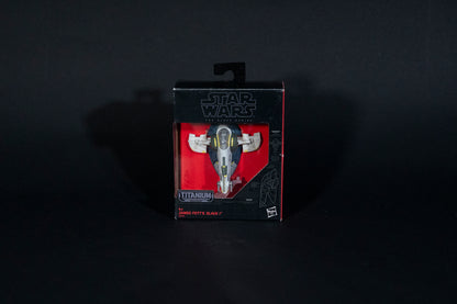 Jango Fett's Slave 1, 27 B6595, Star Wars, Black Series / Titanium Series Vehicle, Hasbro, Open Box