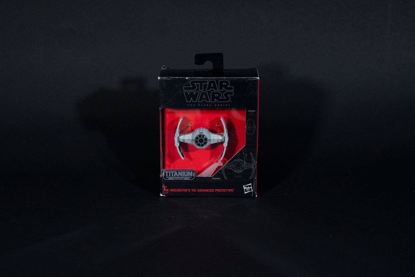 The Inquisitor's Tie Advanced Prototype, 28 B6597, Star Wars, Black Series / Titanium Series Vehicle, Hasbro, Open Box
