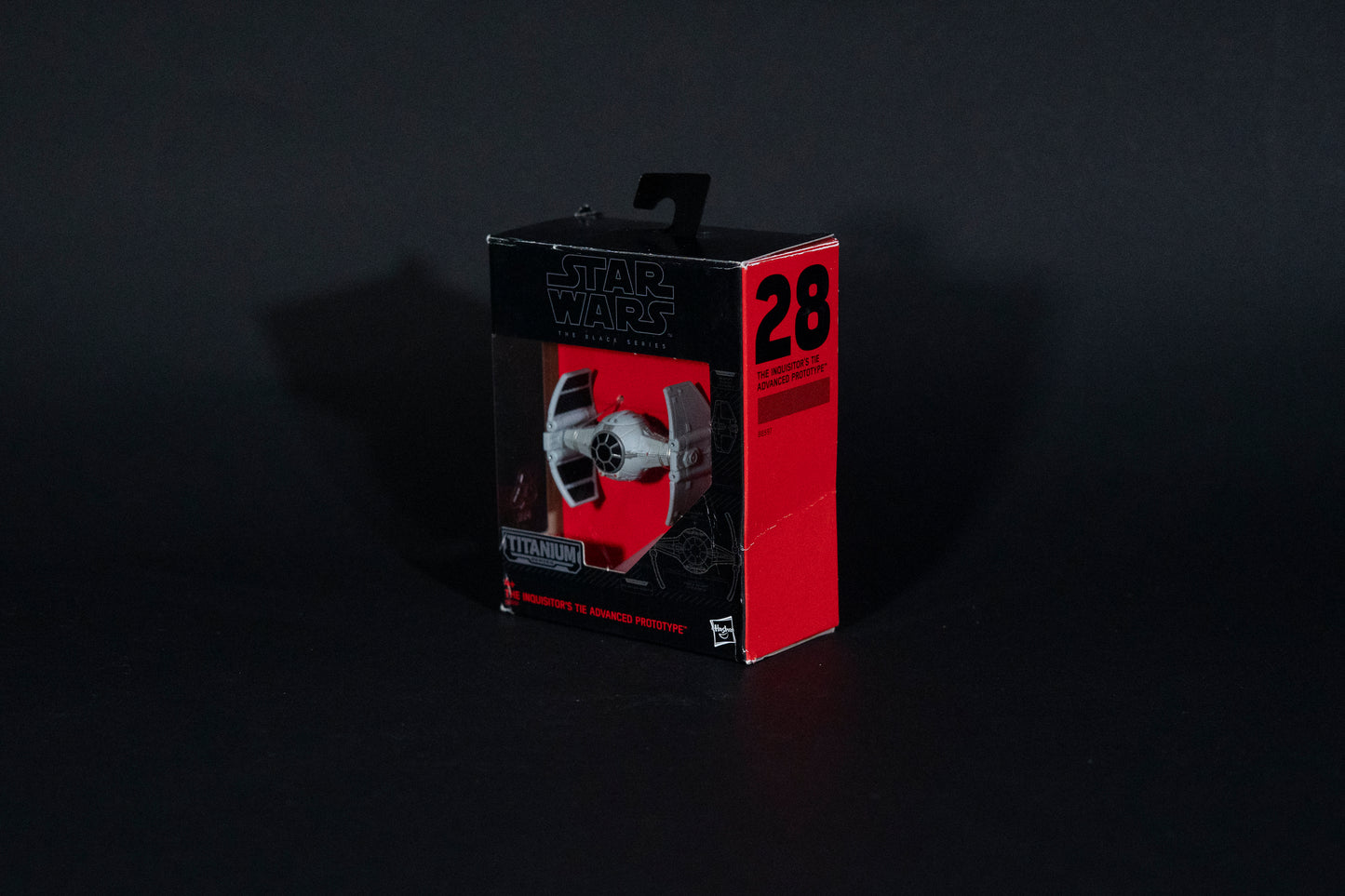 The Inquisitor's Tie Advanced Prototype, 28 B6597, Star Wars, Black Series / Titanium Series Vehicle, Hasbro, Open Box