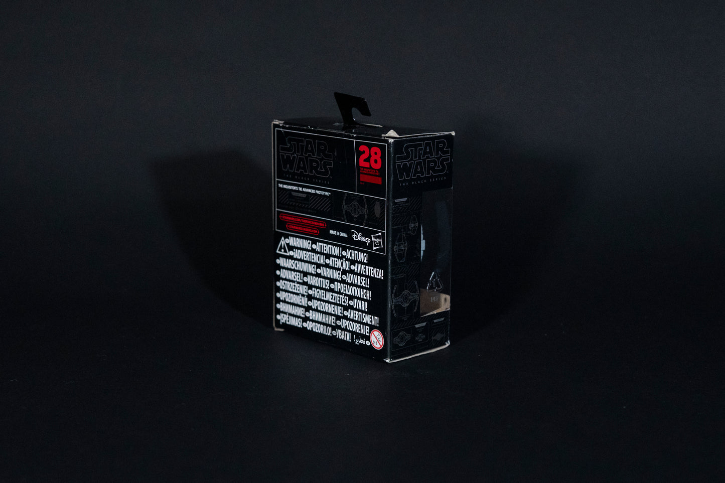 The Inquisitor's Tie Advanced Prototype, 28 B6597, Star Wars, Black Series / Titanium Series Vehicle, Hasbro, Open Box