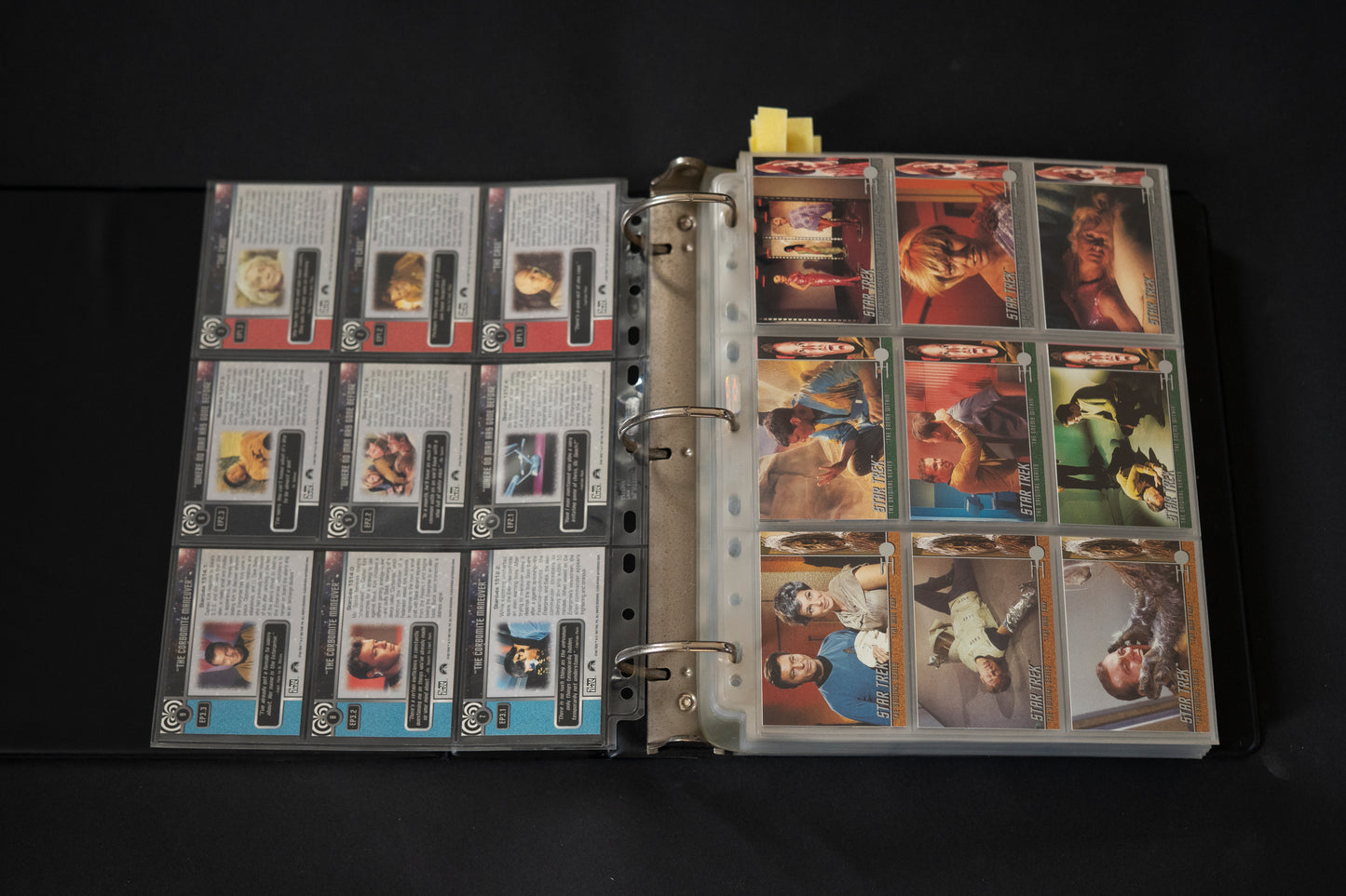 Star Trek - The Original Series Trading Cards, Skybox, 1997-1999, Large Card Bundle inc. Cards from Season 1 2 3 & A28 Walter Koenig, in Official Binder