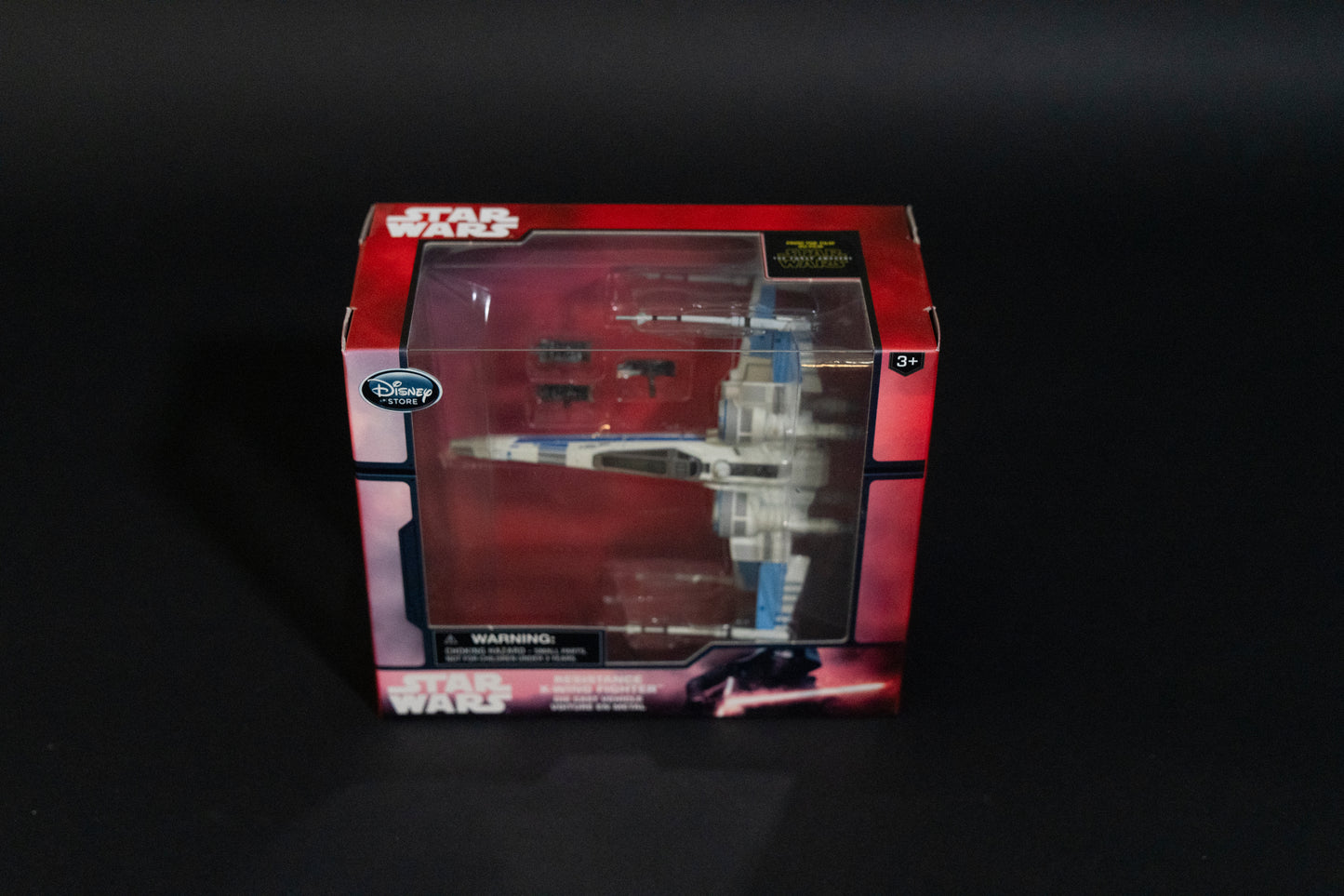 Resistance X-Wing Fighter, Star Wars, The Force Awakens, Die Cast Vehicle, Disney Store, Hasbro, Box Sealed