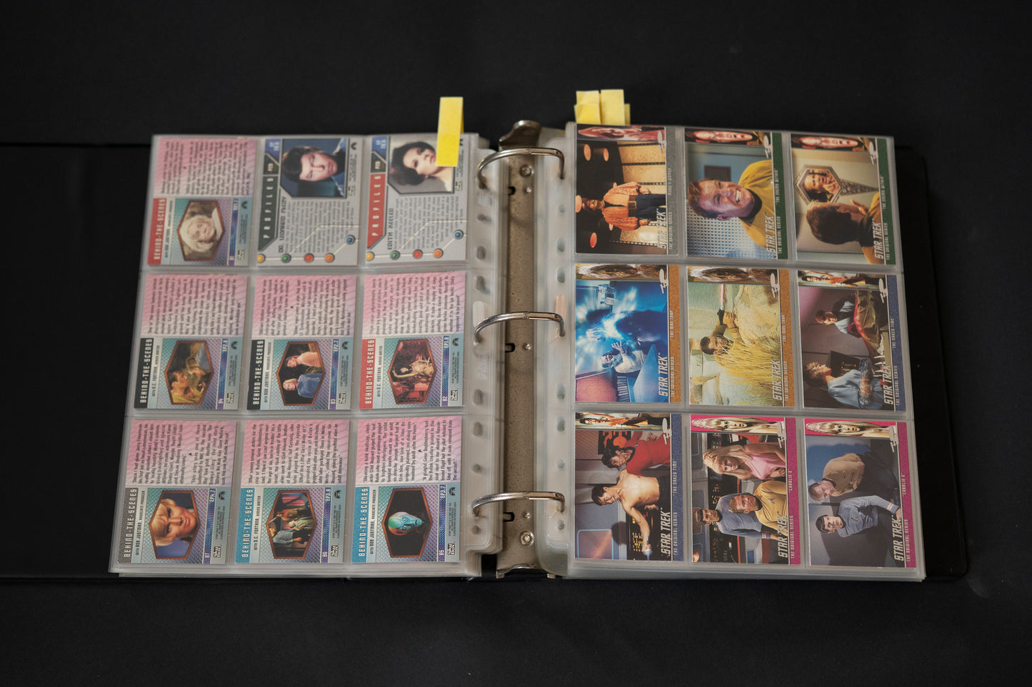 Star Trek - The Original Series Trading Cards, Skybox, 1997-1999, Large Card Bundle inc. Cards from Season 1 2 3 & A28 Walter Koenig, in Official Binder