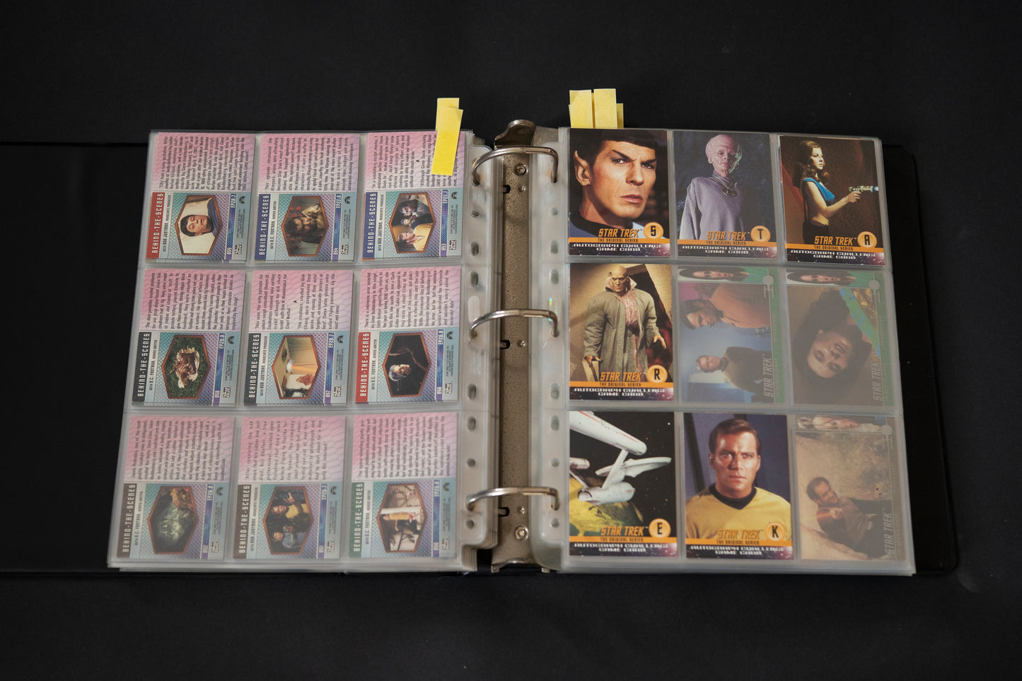 Star Trek - The Original Series Trading Cards, Skybox, 1997-1999, Large Card Bundle inc. Cards from Season 1 2 3 & A28 Walter Koenig, in Official Binder