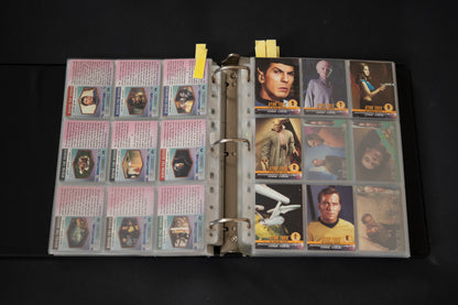 Star Trek - The Original Series Trading Cards, Skybox, 1997-1999, Large Card Bundle inc. Cards from Season 1 2 3 & A28 Walter Koenig, in Official Binder