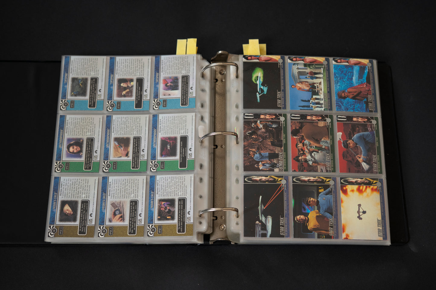 Star Trek - The Original Series Trading Cards, Skybox, 1997-1999, Large Card Bundle inc. Cards from Season 1 2 3 & A28 Walter Koenig, in Official Binder