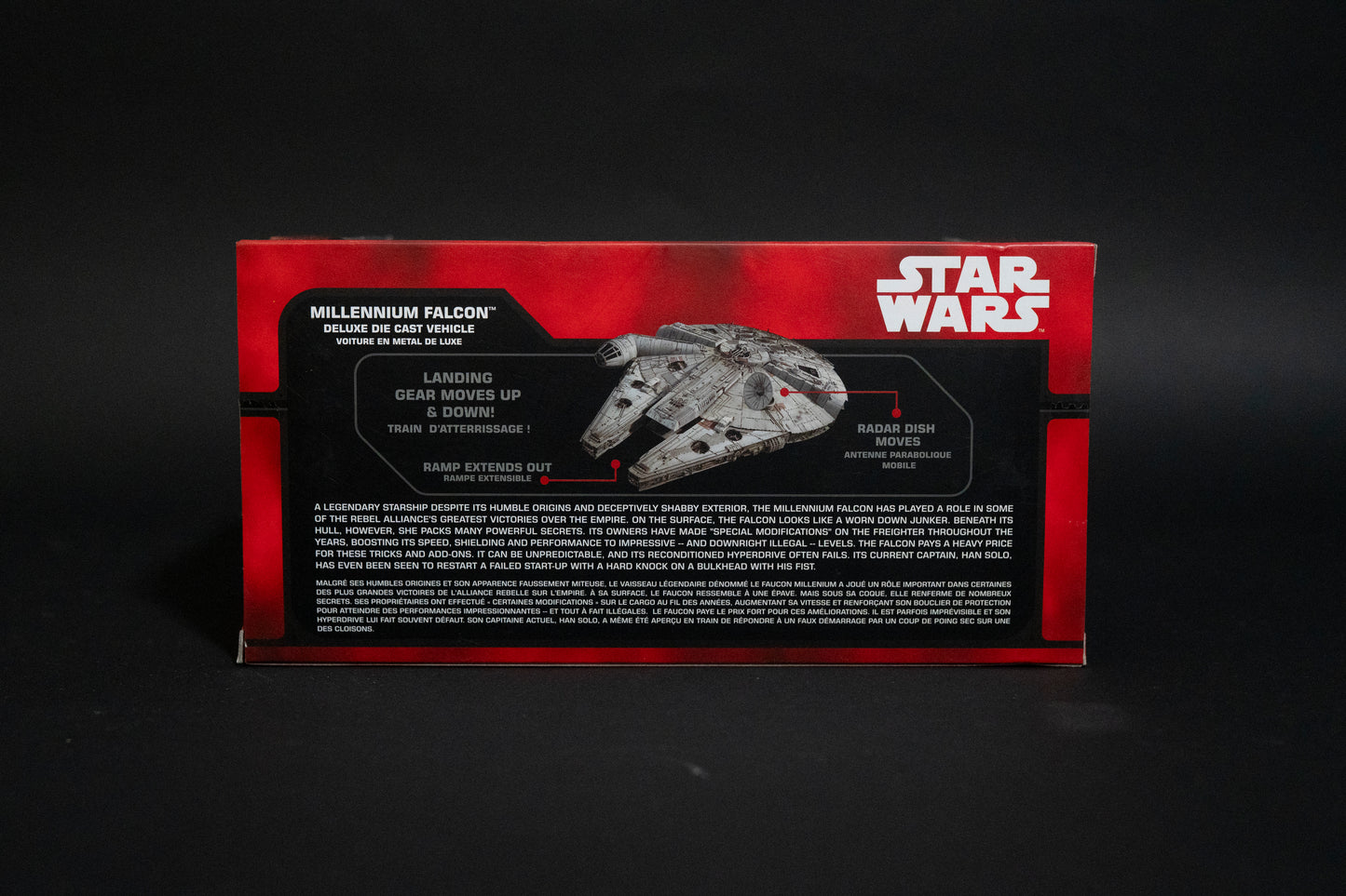 Millennium Falcon, Star Wars, The Force Awakens, Die Cast Vehicle, Hasbro, Disney Store, New/Box Sealed