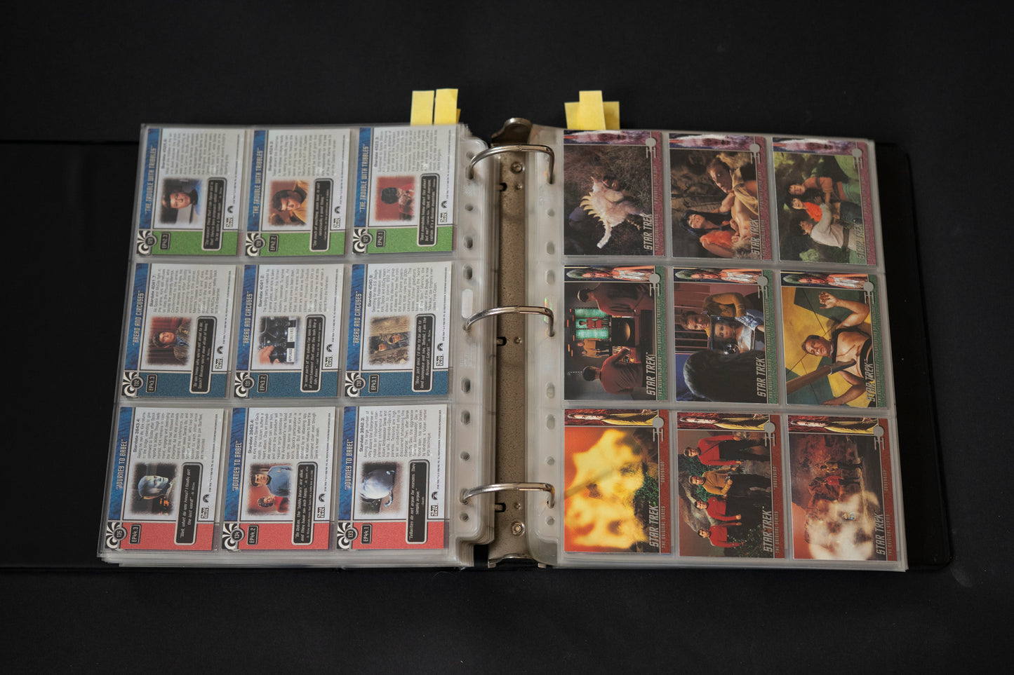 Star Trek - The Original Series Trading Cards, Skybox, 1997-1999, Large Card Bundle inc. Cards from Season 1 2 3 & A28 Walter Koenig, in Official Binder