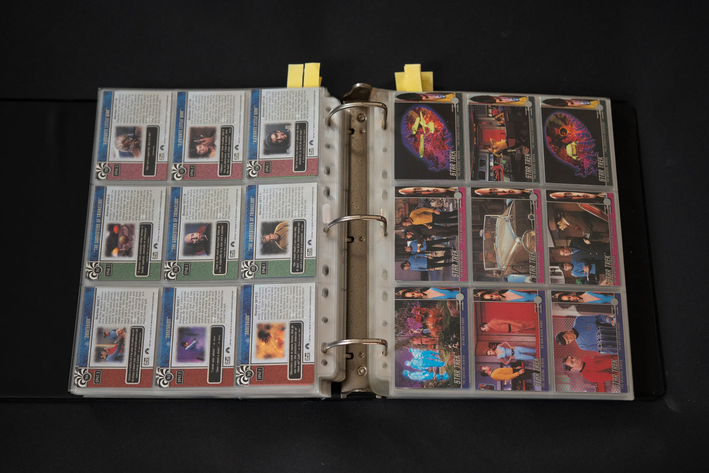 Star Trek - The Original Series Trading Cards, Skybox, 1997-1999, Large Card Bundle inc. Cards from Season 1 2 3 & A28 Walter Koenig, in Official Binder