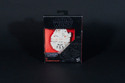 Millennium Falcon, 01 B3930, Star Wars, Black Series / Titanium Series Vehicle, Hasbro, Open Box