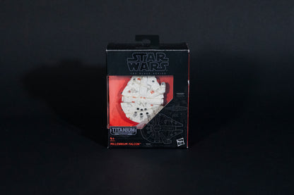 Millennium Falcon, 01 B3930, Star Wars, Black Series / Titanium Series Vehicle, Hasbro, Open Box