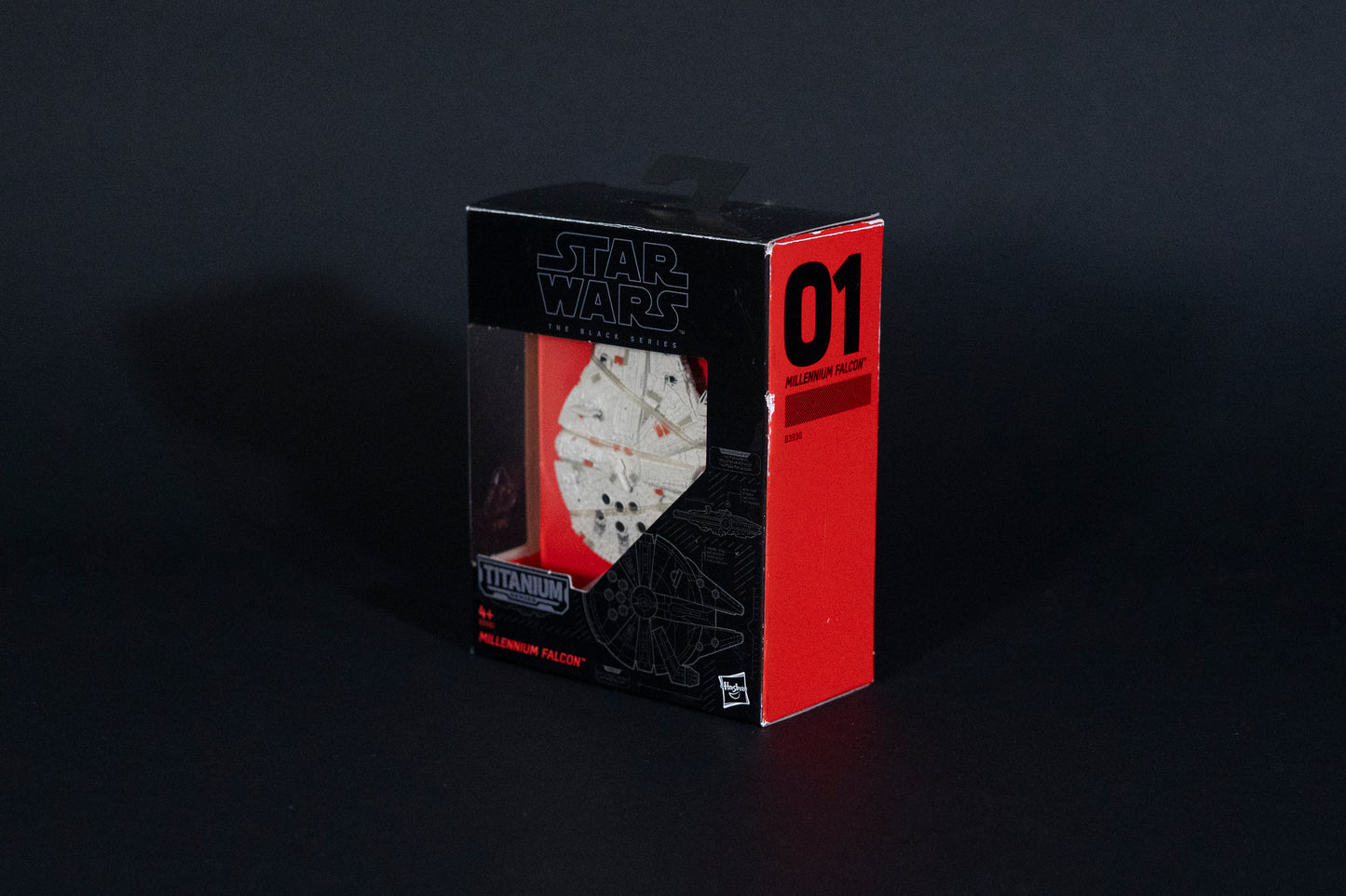 Millennium Falcon, 01 B3930, Star Wars, Black Series / Titanium Series Vehicle, Hasbro, Open Box