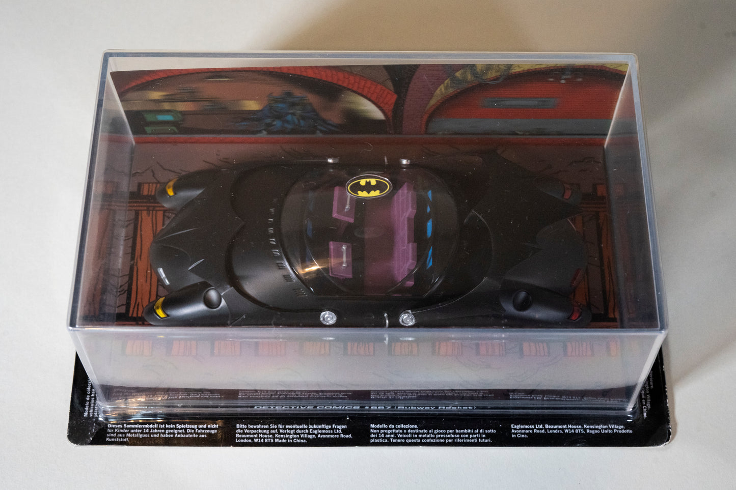 Detective Comics #667 (Subway Rocket), Batman, Die Cast Car, Eaglemoss Ltd, Boxed