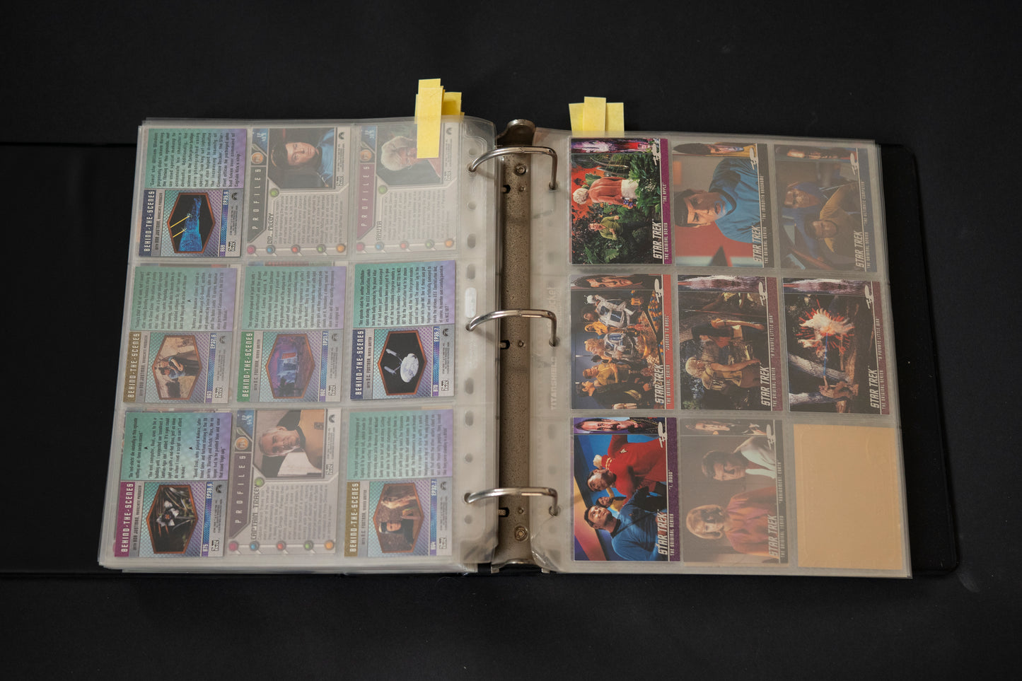 Star Trek - The Original Series Trading Cards, Skybox, 1997-1999, Large Card Bundle inc. Cards from Season 1 2 3 & A28 Walter Koenig, in Official Binder