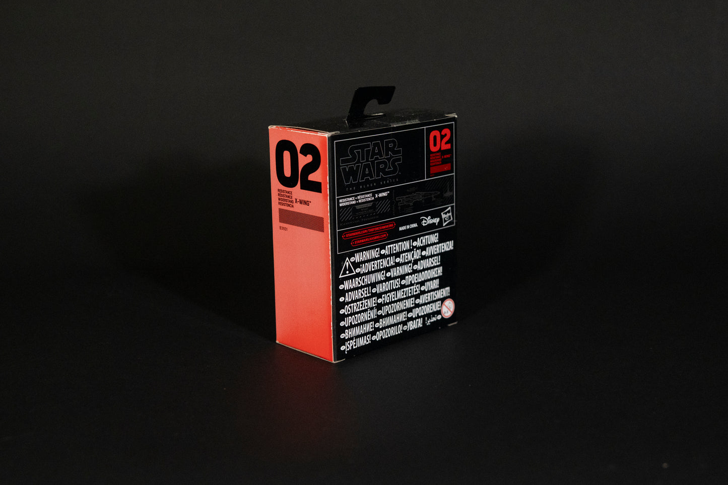 Resistance X-Wing, 02 B3931, Star Wars, Black Series / Titanium Series Vehicle, Hasbro, Open Box