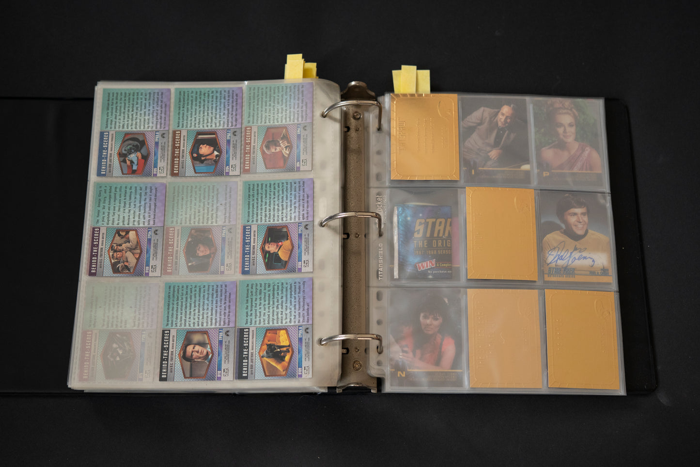 Star Trek - The Original Series Trading Cards, Skybox, 1997-1999, Large Card Bundle inc. Cards from Season 1 2 3 & A28 Walter Koenig, in Official Binder