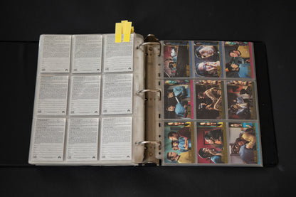 Star Trek - The Original Series Trading Cards, Skybox, 1997-1999, Large Card Bundle inc. Cards from Season 1 2 3 & A28 Walter Koenig, in Official Binder