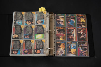 Star Trek - The Original Series Trading Cards, Skybox, 1997-1999, Large Card Bundle inc. Cards from Season 1 2 3 & A28 Walter Koenig, in Official Binder