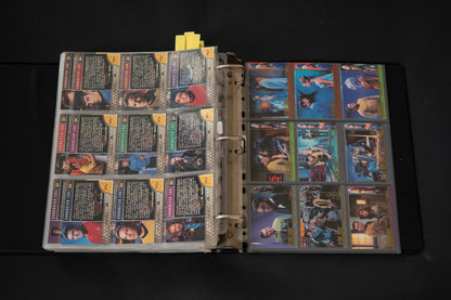 Star Trek - The Original Series Trading Cards, Skybox, 1997-1999, Large Card Bundle inc. Cards from Season 1 2 3 & A28 Walter Koenig, in Official Binder