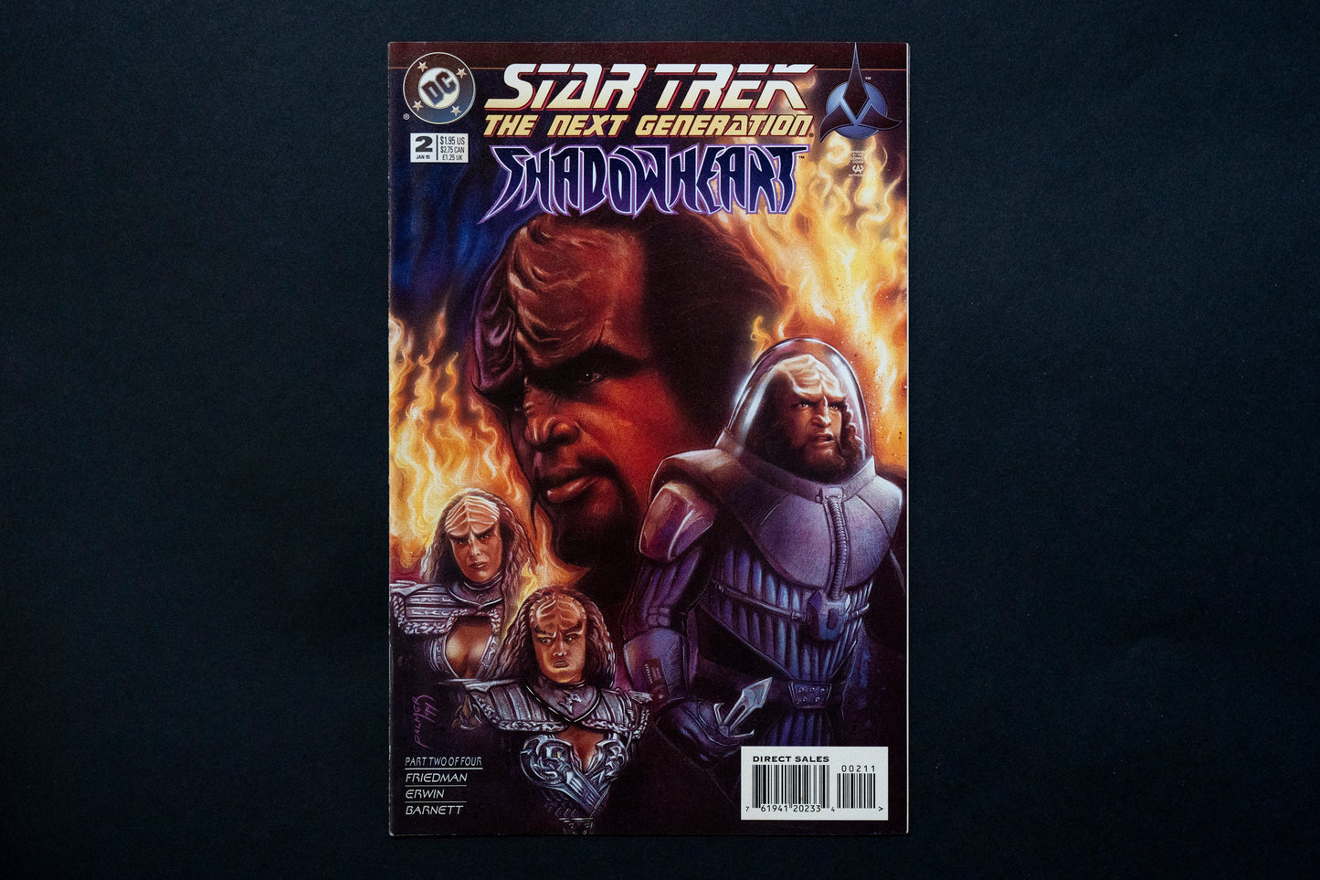 Star Trek The Next Generation, Shadowheart, #2-4 (2 3 4), DC Comics, 1994