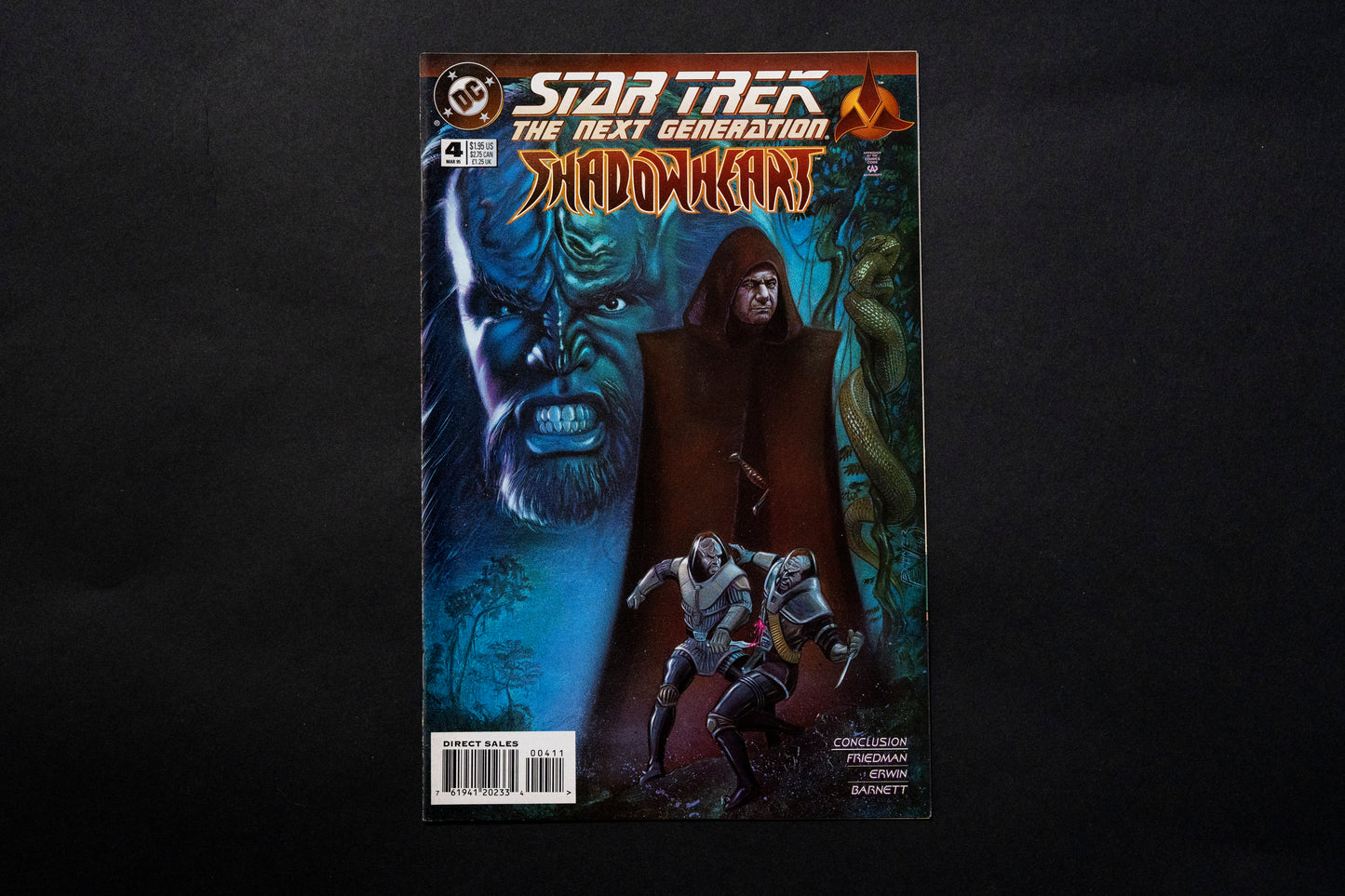 Star Trek The Next Generation, Shadowheart, #2-4 (2 3 4), DC Comics, 1994