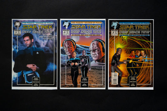 Star Trek, Deep Space Nine, The Maquis - Soldier of Peace, #1 2 & 3 Complete mini series, Malibu Comics, 1995