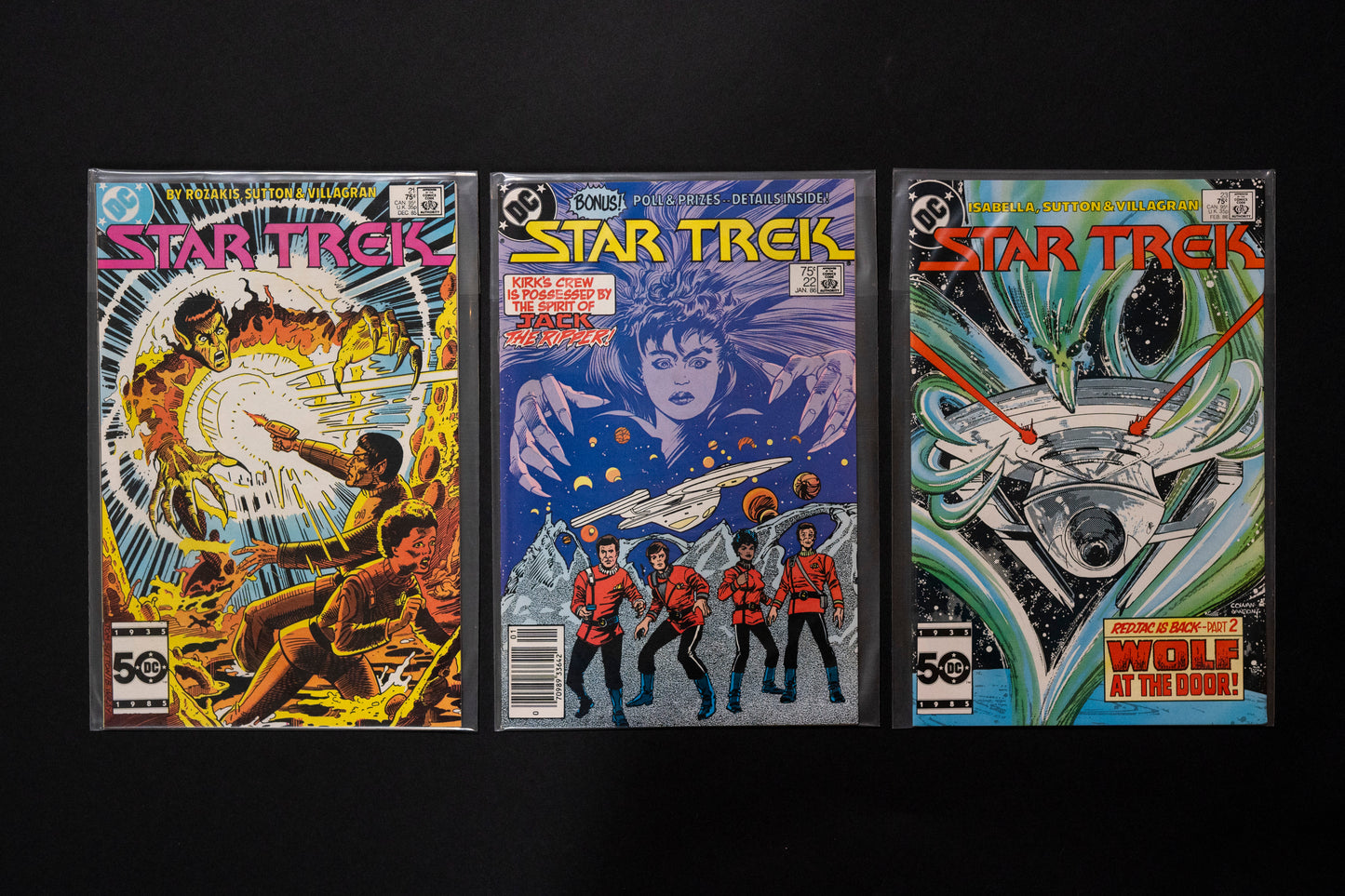 Star Trek, #18-#23 run, DC Comics, 1985-1986