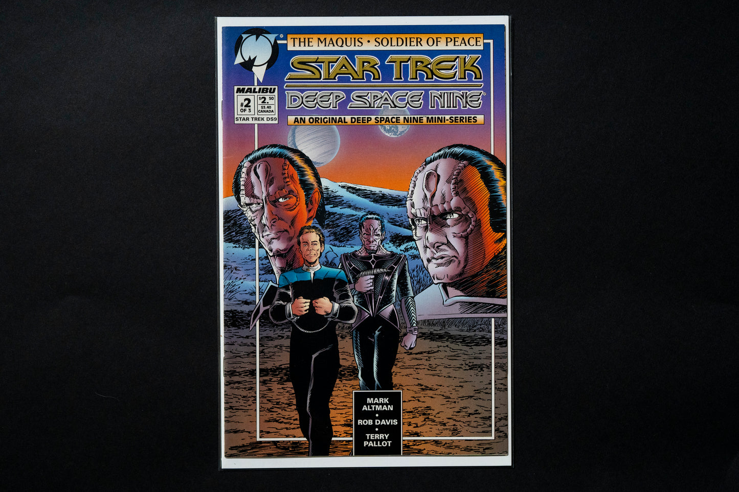 Star Trek, Deep Space Nine, The Maquis - Soldier of Peace, #1 2 & 3 Complete mini series, Malibu Comics, 1995