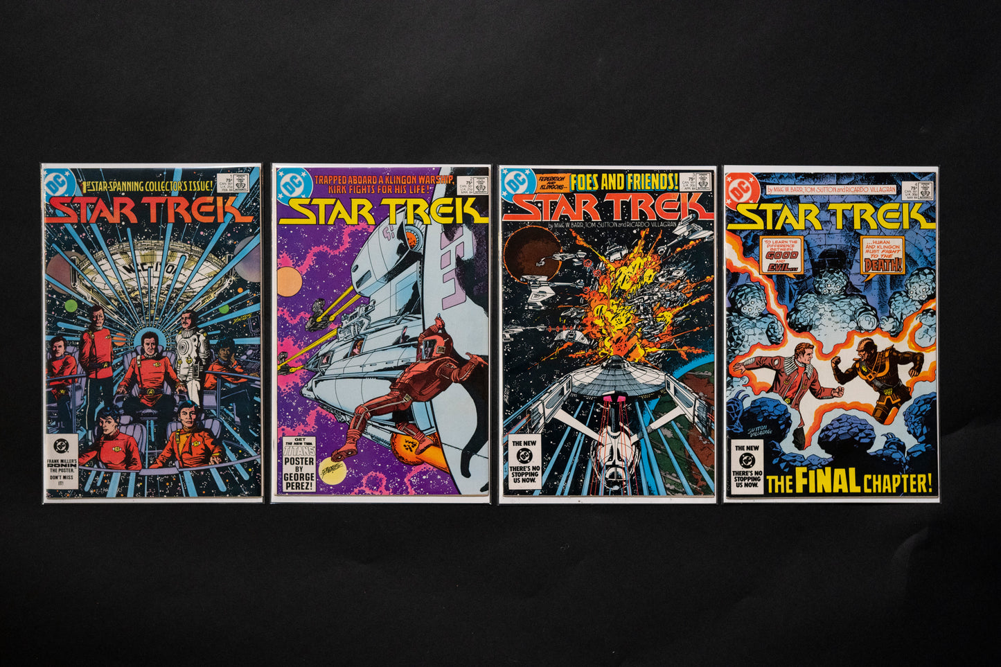 Star Trek, 1-4 run (#1 #2 #3 & #4), DC Comics, 1984