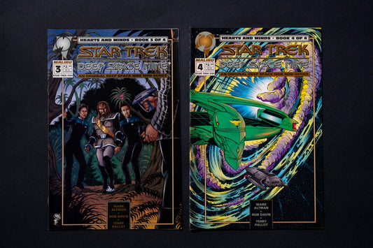 Star Trek, Deep Space Nine, Hearts and Minds, Book 3 of 4 & 4 of 4, Malibu Comics, 1994